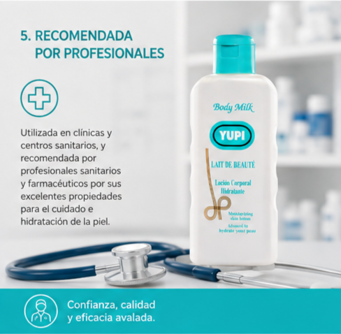 Loción Corporal Hidratante YUPI 500 ml – Piel Suave Sin Grasa
